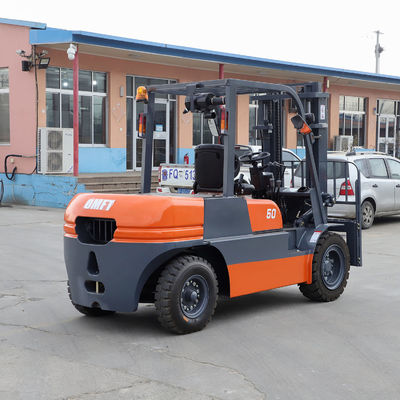 5000kg Package Gross Weight Diesel Forklift with Mitsubishi Engine and Container Mast