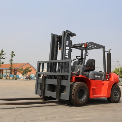 8ton Mitsubishi Isuzu Engine Forklift Truck with Triplex Full Free Mast and Clamp CPCD80