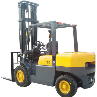 5ton Mitsubishi Isuzu Engine Forklift Truck with Triplex Full Free Mast and Solid Tires