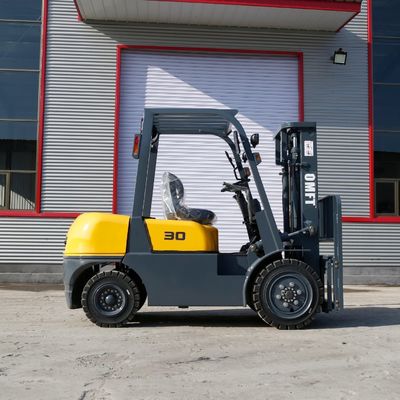 3 Ton 3ton Diesel Forklift with Triplex Container Mast and Three Stage Mast
