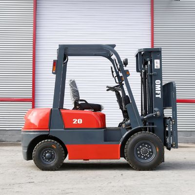2 Ton 2000kg CPCD20 Diesel Forklift Truck with 3.5m 3500mm Duplex Mast and Free Lift