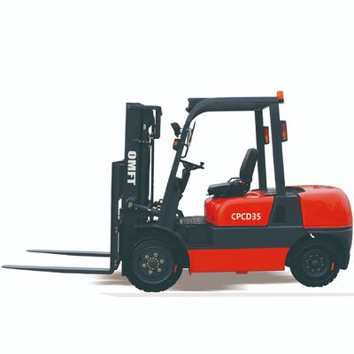 3000-7000mm Lift Height 3.5 T Four Wheel Diesel Forklift Truck for Warehouse Needs