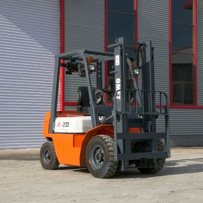 2t Diesel Forklift Truck 5.5m 5500mm Three Stage Full Free Mast Triplex Full Free Mast