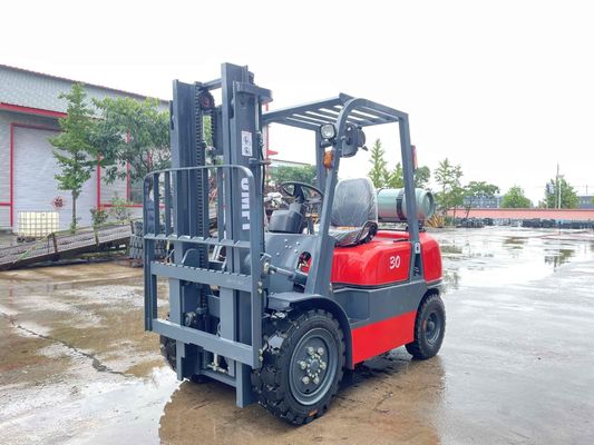 3 Ton 3t Counterbalanced Cushion Tire Gasoline and LPG Dual Fuel Forklift Truck Toyota 7 Model Ce ISO