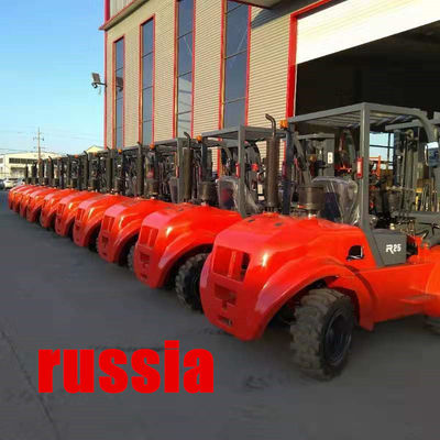 CPQY70 Forklift Truck with Us GM4.3 Engine Petrol Gas Engine Fork 3450X2010X2500mm