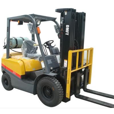 1.5t Steel Rubber Forklift with Japanese Nissan K21 K25 Engine and 3m 4.5m 6m Mast
