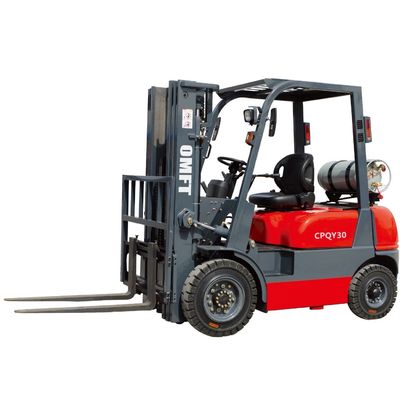 Ce SGS ISO Approved 3ton LPG Forklift with Cabin and Japanese Nissan K21/K25 Engine