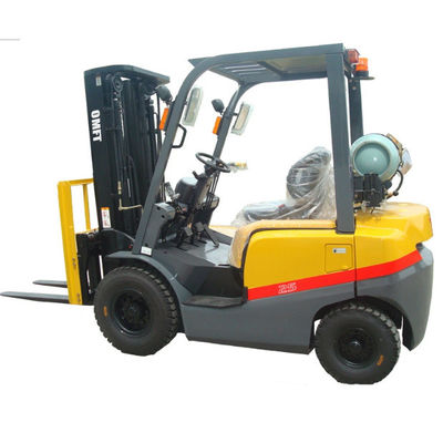Gasoline Lp Gas LPG Dual Fuel Forklift Toyota Style for Wide Right Angle Stacking