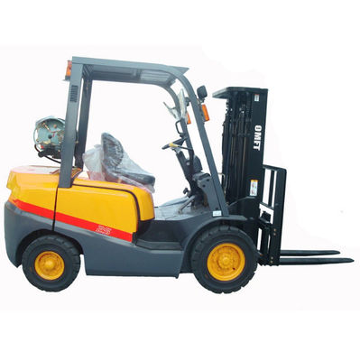 Gasoline Lp Gas LPG Dual Fuel Forklift Toyota Style for Wide Right Angle Stacking