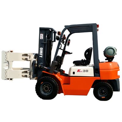 3 Ton Gasoline Forklift with Wide-View Mast and Powerful Japanese Nissan K25 Engine