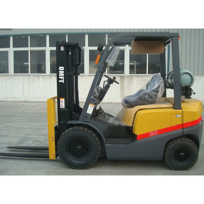 920mm Fork Forklift with Side Shift Cabin Solid Tire and Double Fuel EPA Certificated