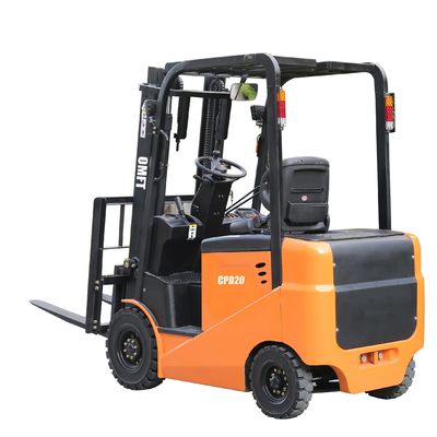 Electric Forklift Truck 2 Ton with 48V/450ah Battery and Min. Turning Radius of 2010mm