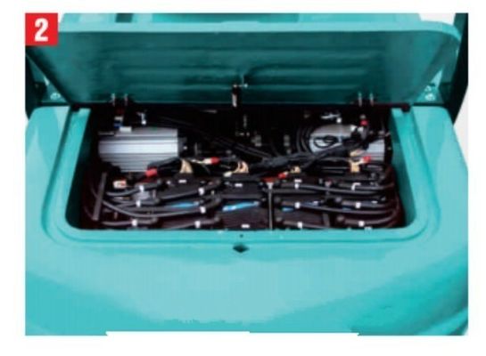 Fork 1220mm 5ton 6ton Electric Counter Balance Forklift for Cold Storage Warehouse