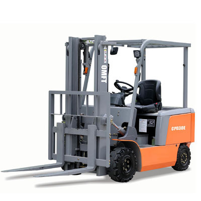 Electric Forklift Truck 2.5ton 2500kgs Maintenance Free Battery Min. Turning Radius 2000mm
