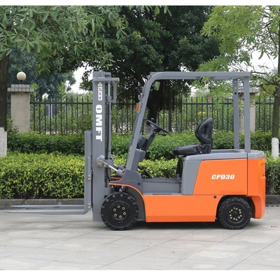 3.5ton Electric Forklift Truck with 3m 3000mm Duplex 2stages Mast and 72V/550ah Battery