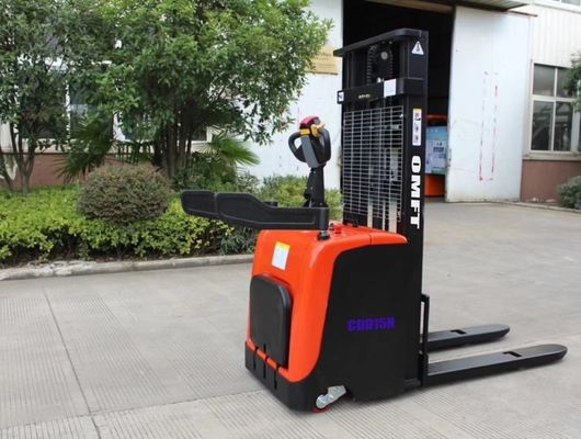 Ce ISO SGS Approved 1.5 Ton 1500 Kg Cdd15W EPS Stand-on Pedal Full Electric Stacker Truck