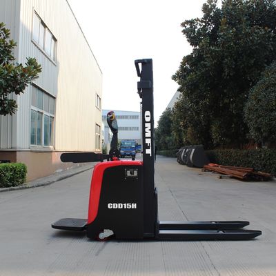 Ce ISO Approved 1.5t Battery Pallet Truck Electric Pallet Stacker with Free Charger