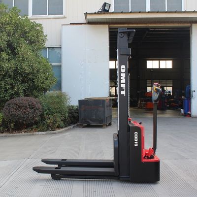 1.2 Ton Full Electric Pallet Stacker Walking Type for CE Approval and 5% Gradeability