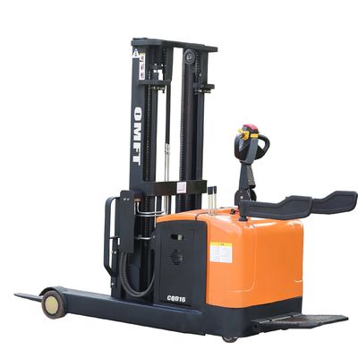 1.6t Electric Reach Stacker Truck with 4.5m Triplex Full Free Mast and 740X1070mm Fork