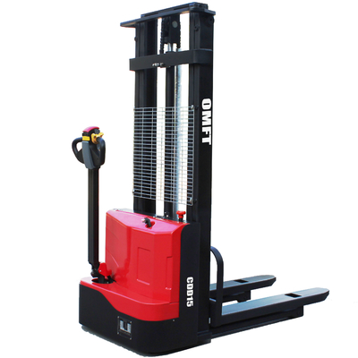 1.5 Ton Full Electric Powered Pallet Stacker with 24V Battery Electric Fork 560X1150mm