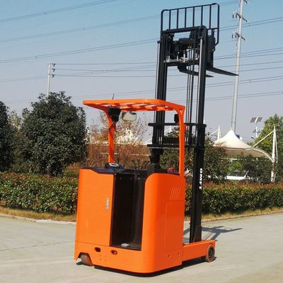 Standard Ce ISO SGS 1ton Battery Operated Electric Reach Stacker for Material Handling