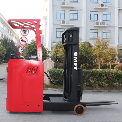6.5m Mast Pallet Stacker Truck for 2.5 Ton Battery Operated Electric Reach Stacker
