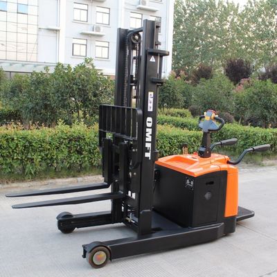 2ton 2000kg Cqd20 Stand-on Electric Reach Stacker Truck with 5m 5000mm Mast Lifting Height