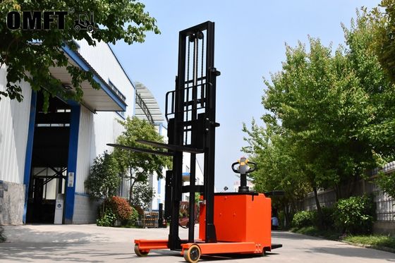 Electric Reach Truck with 24V/240ah Battery and Industrial Automatic Triplex Mast