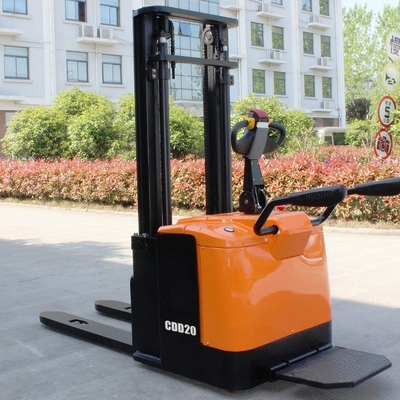 2.0 Ton Electric Powered Pallet Stacker with Maintenance Free Battery and 10% Gradeability