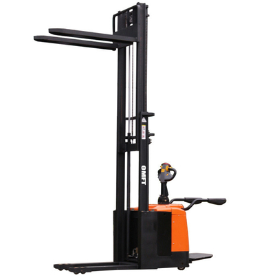 2.0 T 2ton 2000kg Standing Type Full Electric Powered Pallet Stacker with Acid Battery