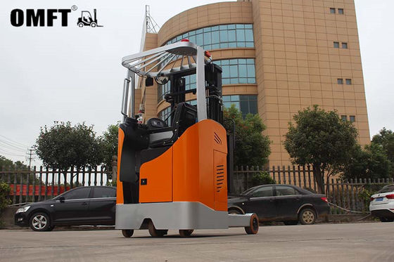 1500kg 1.5 Ton Small Electric Reach Forklift Truck with Accurate Dimensions Steel PU