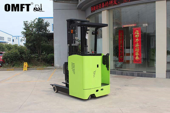Battery Charger Free Electric Reach Truck with Japanese Engine and Automatic Boom Lift
