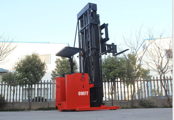 Steel PU 3-Way Electric Reach Truck Stacker with Battery and Charger Tcm/Linde/Yale/Toyota/Crown/Hyster/Heli/Ep/Hangcha