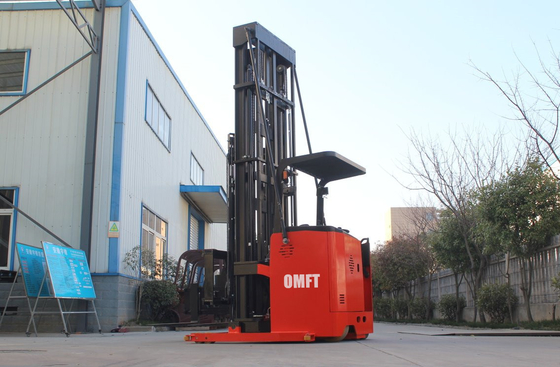 48V/400ah Battery Powered 1 Ton 3-Way Forklift Pallet Stacker with Free Battery Charger