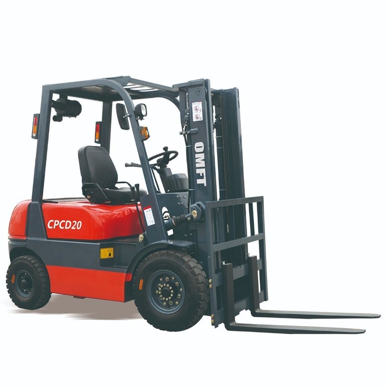 2 Ton Diesel Forklift Truck 2t 2000kg with Emission Standard Euro II/III/IV and Us EPA
