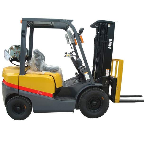 Stacking 1.8ton Gasoline and LPG Dual Fuel Forklift Truck Tcm Technology with Ce ISO