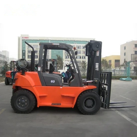 6ton 5ton 7ton LPG Forklift with US GM Psi Engine and 20% Max.Gradeability at Best