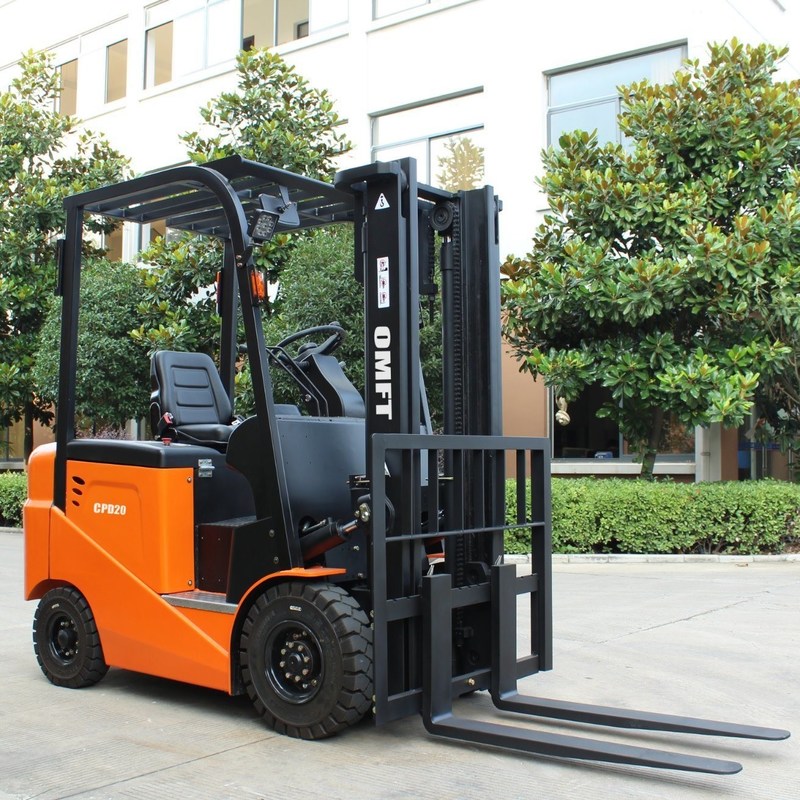 2ton 2000kg Cpd20 Electric Forklift Truck with 48V/450ah Battery and 4.5m 4500mm Triplex Mast