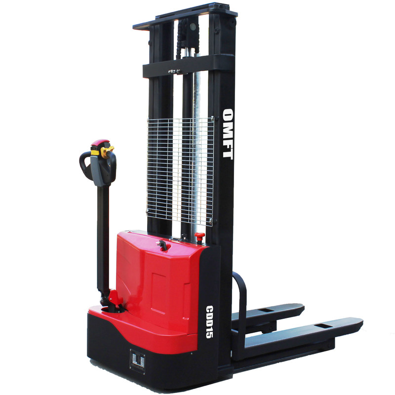 1.5 Ton Battery Operated Electric Power Pallet Stacker with Maintenance Free Battery